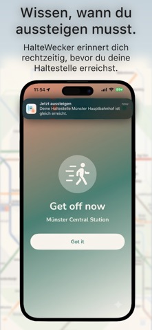 HalteWecker screenshot