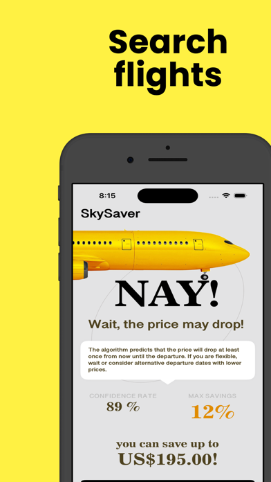 SkySaver: Smart Flight Deals Screenshot