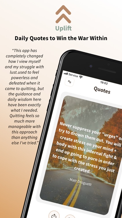 UPLIFT - Quit Porn Quotes