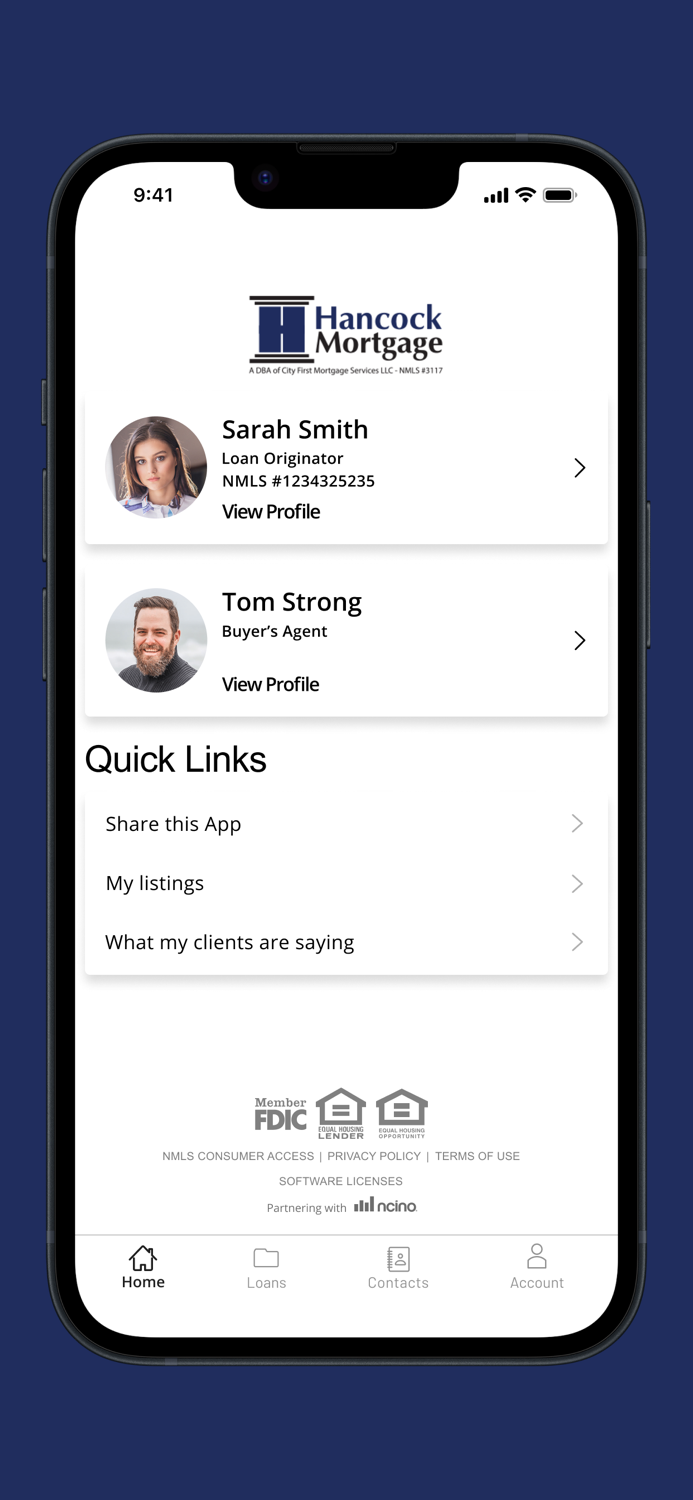 Hancock Mortgage App
