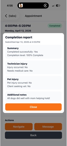 Pawdicure Tech iPhone screenshot