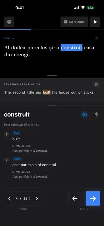 The Three Little Pigs Romanian screenshot 8