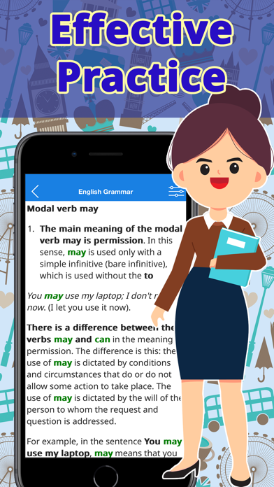 Screenshot #8 for Learn English course: Verbs