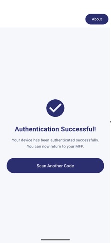 Authorized Send Connect iPhone screenshot