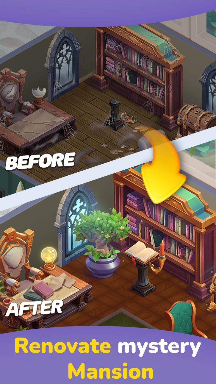 Weekday Merge - Mystery Game iOS Mod IPA screenshot 4 - iOS game interface