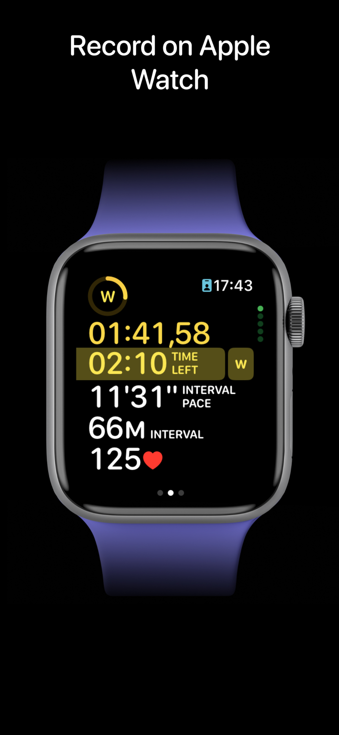 Interval running Run tracker
