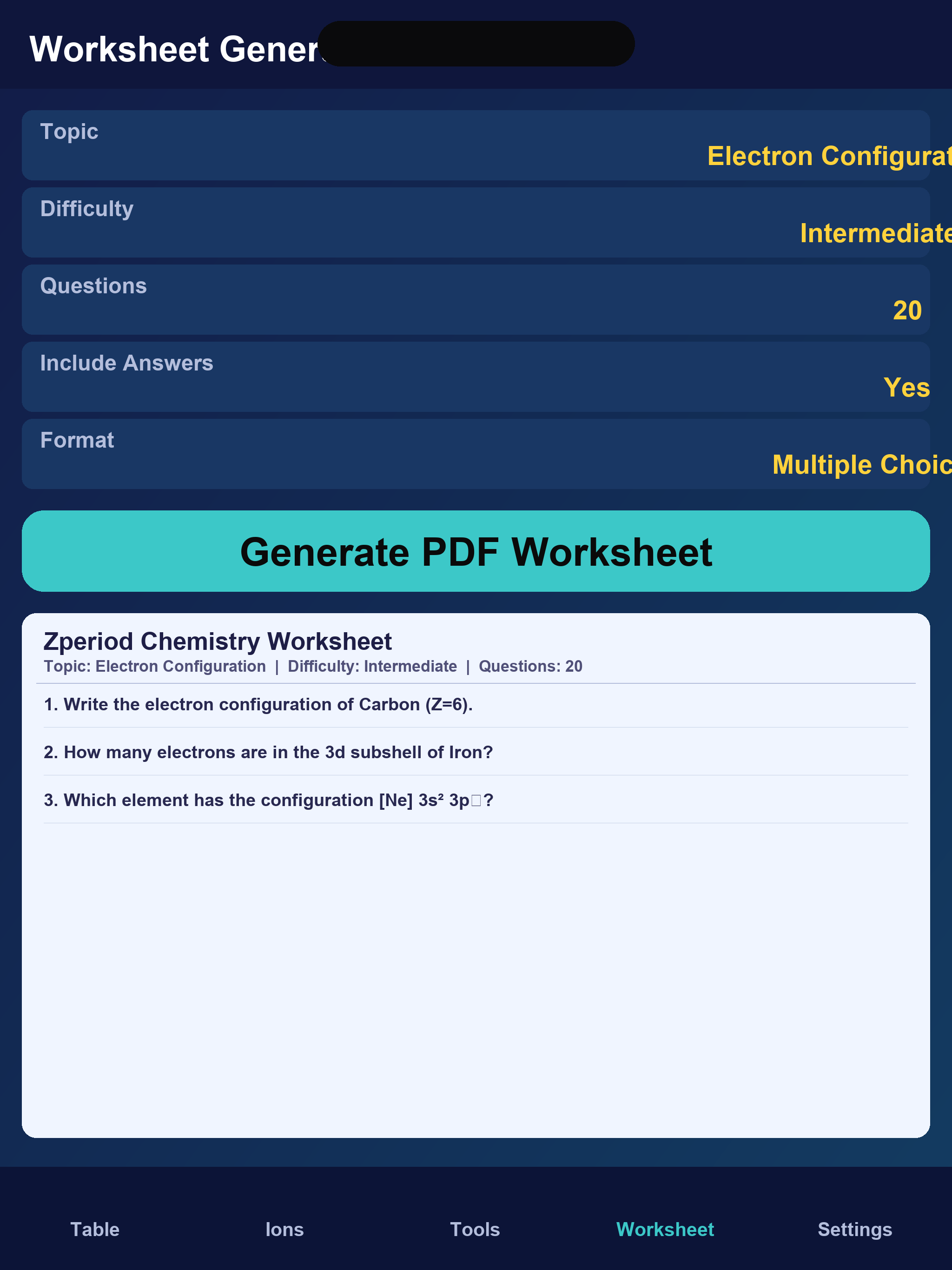 Zperiod - Periodic Table screenshot 8