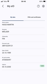 RIA DigiDoc screenshot