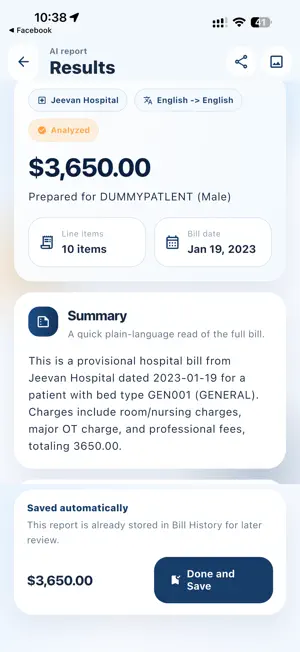 MyBill Decoder screenshot 2
