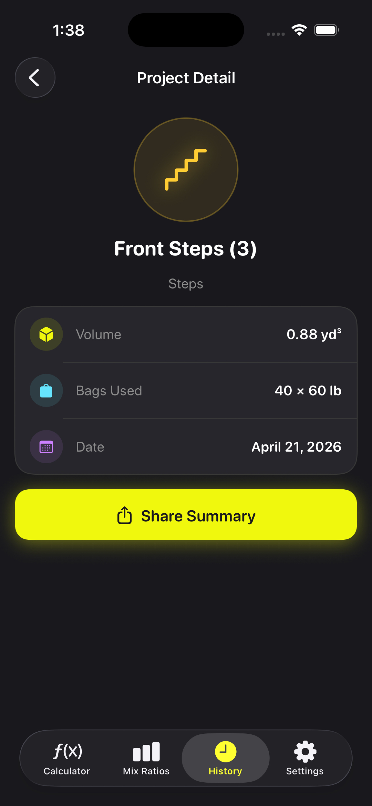 Concrete: Mix Calculator screenshot 5