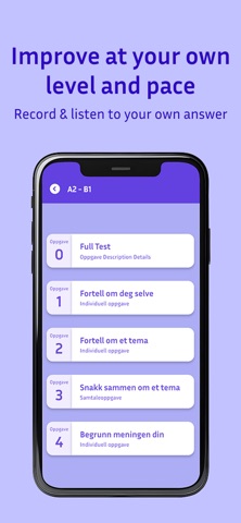 Norskprøve Muntlig screenshot