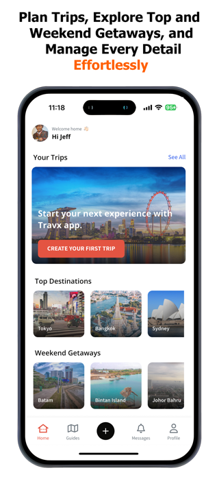 TravX: Plan & Organize Trips Screenshot 1 of 8