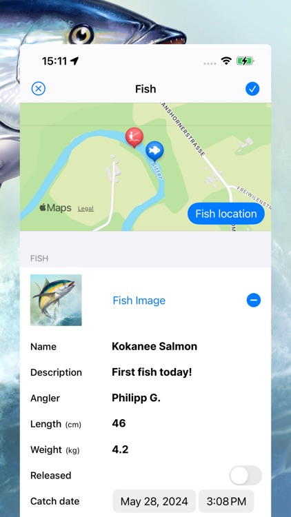 Fisherman's Adventure Log