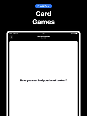 DeepTalk Questions for Couples iPad screenshot