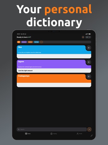 Lexi - Personal Dictionary iPad screenshot