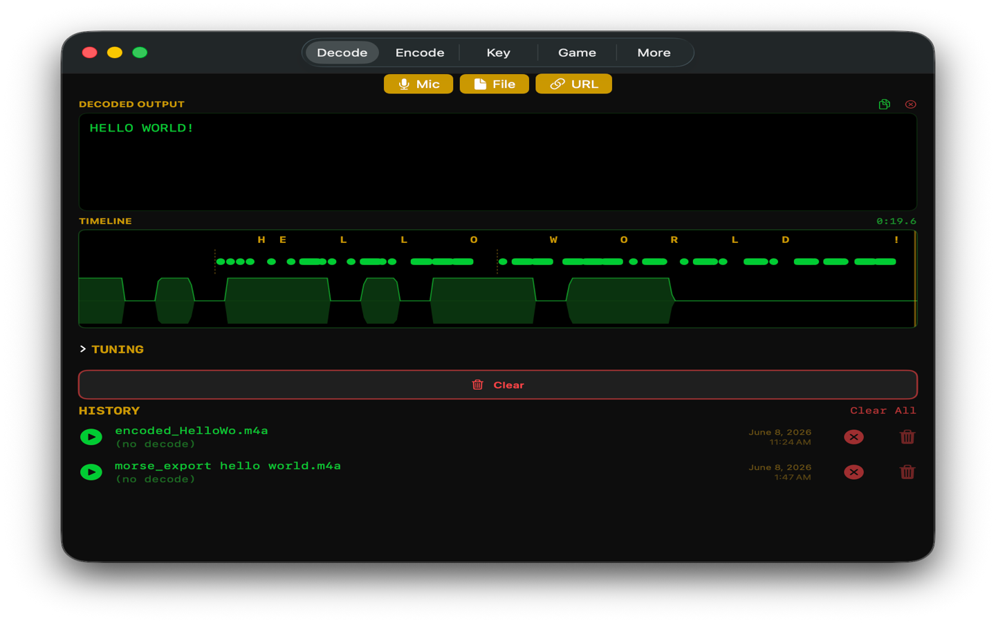 Morsenger screenshot 12