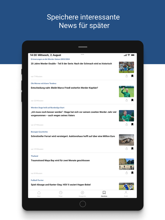 az-online.de iPad screenshot 4 - News app