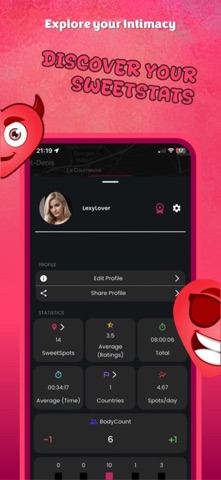 IntimApp : Love Tracker & Map Screenshot 3 of 6
