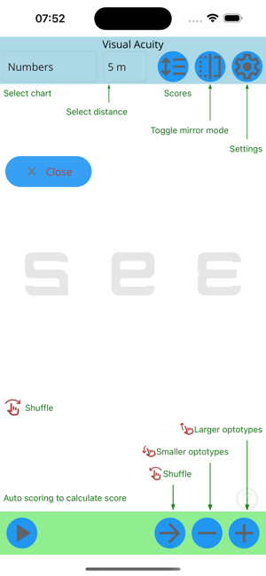 ‎Eye Charts Screenshot