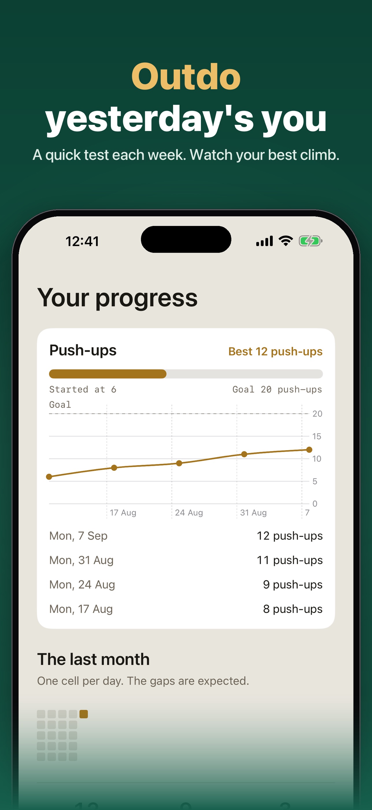 Screenshot 3 of Outdo: Push-Ups Beat Scrolling