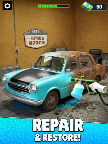 Retro Restore: Cleaning ASMR iPad screenshot