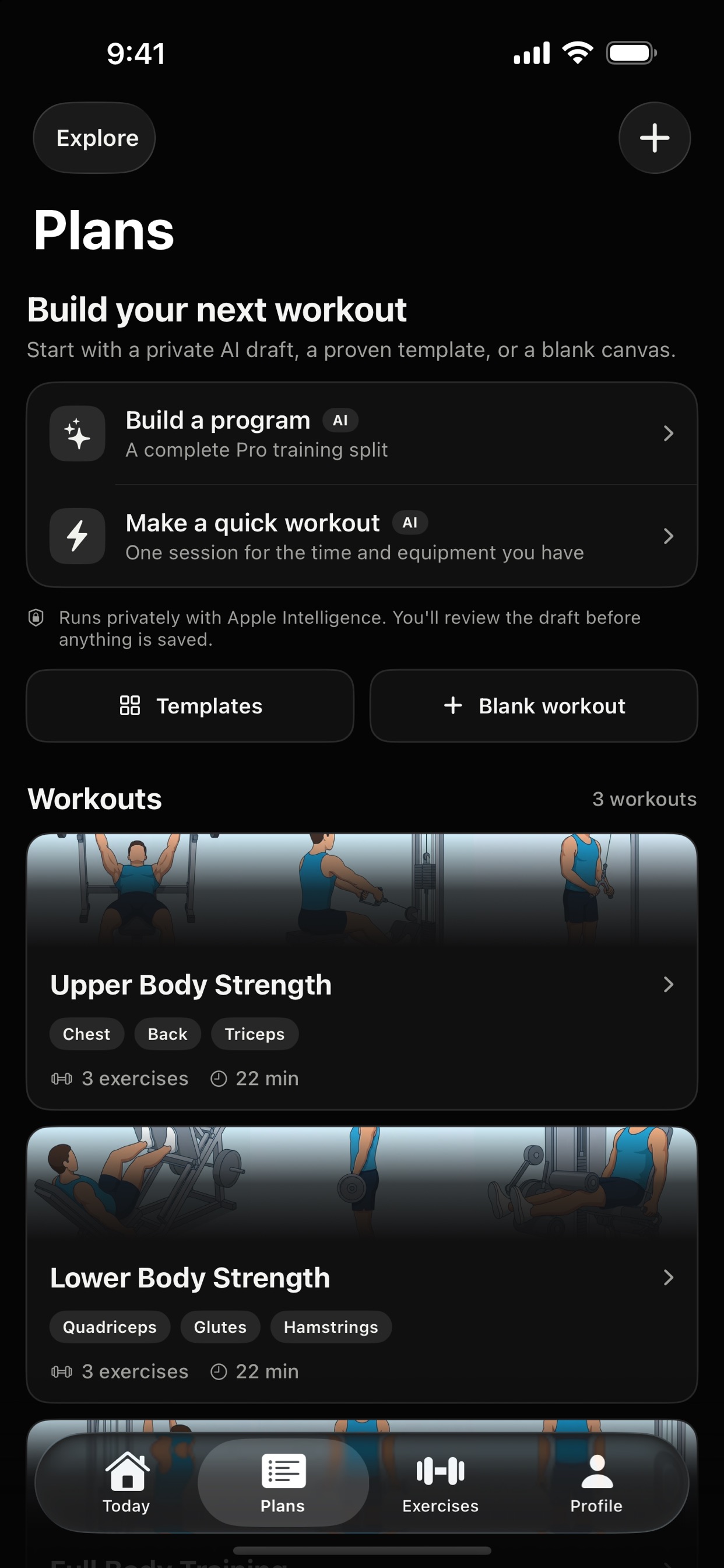 Screenshot 3 of Shift - Gym Tracker