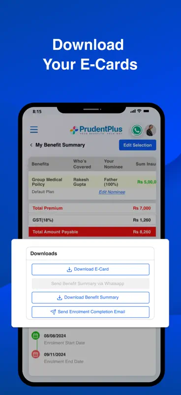 Prudent Plus App screenshot 6 of 6