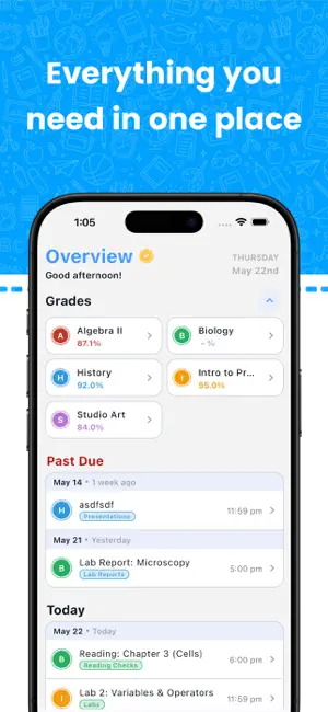 Homeroom: Student screenshot 2