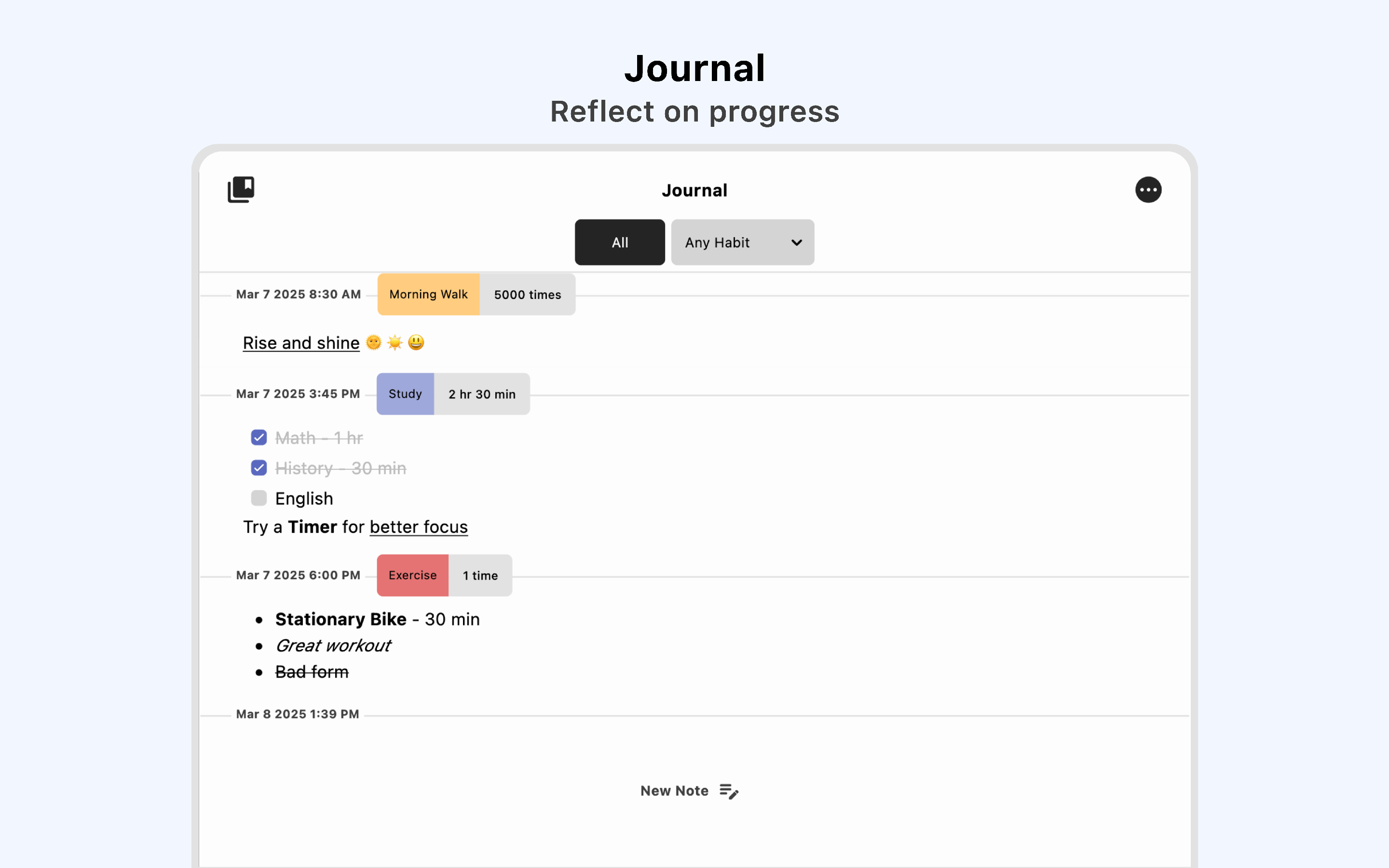HelloHabit - Daily Planner