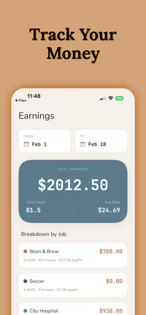 WorkTime: Shift Calendar screenshot 3