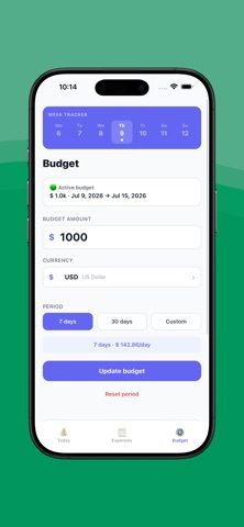Stashy - Daily budget tracker Screenshot 5 of 10