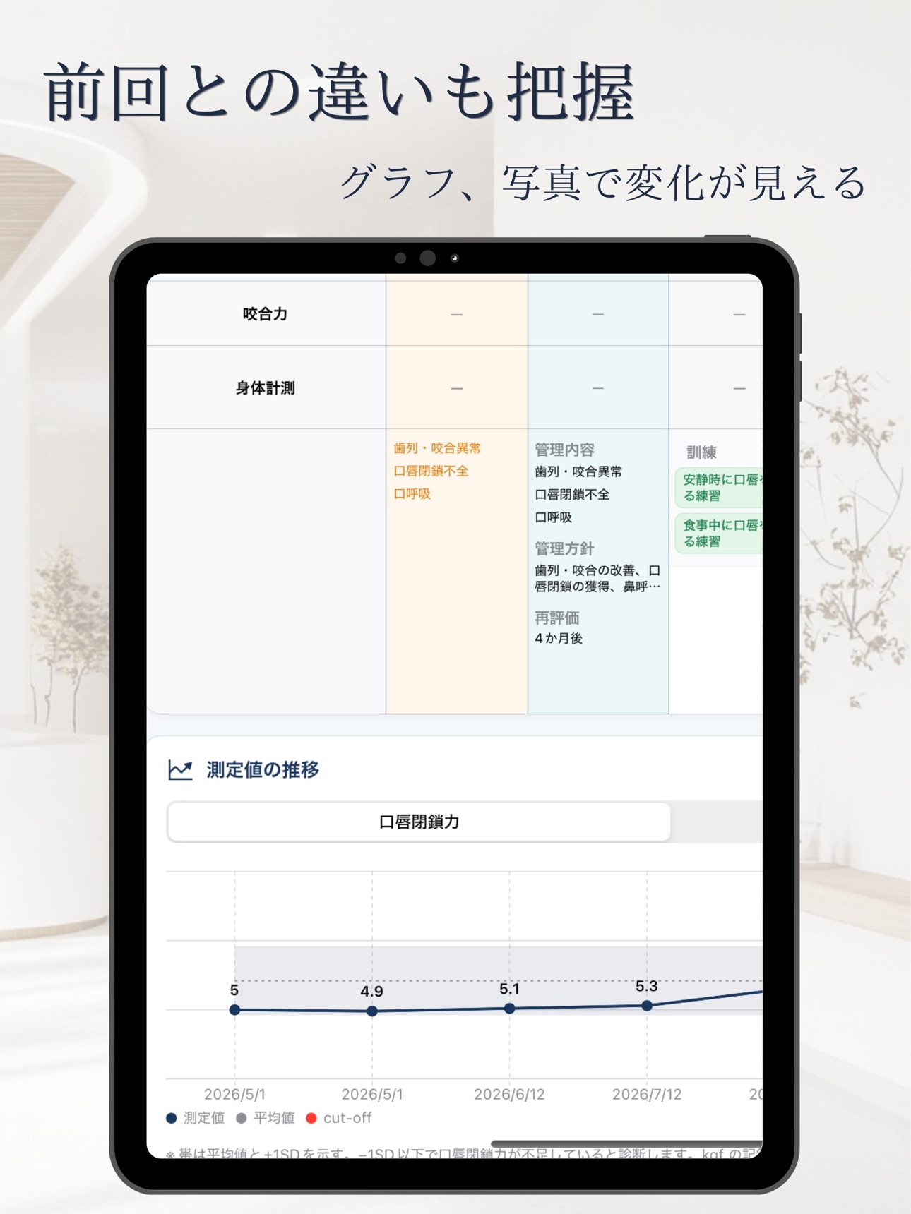 Screenshot 12 of 口腔機能管理プラス（発達不全/MFT）