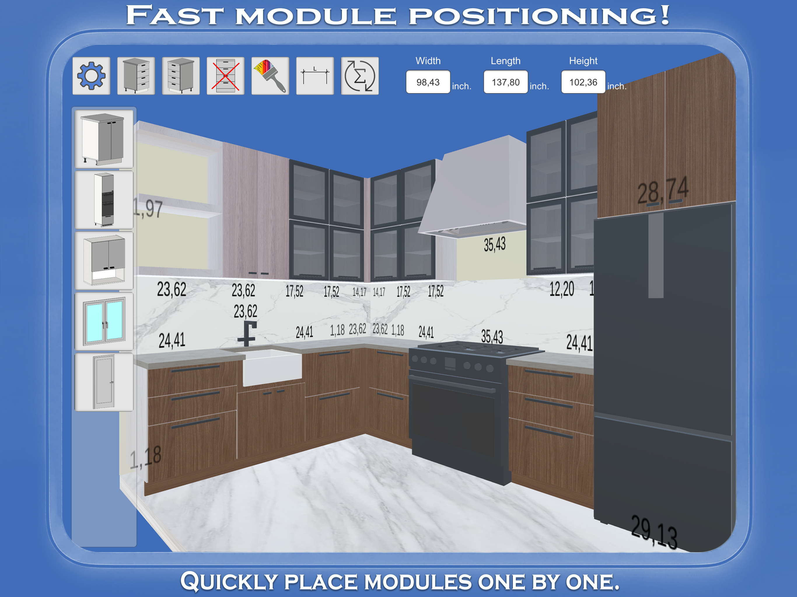 Kitchen Editor 3D: Design App