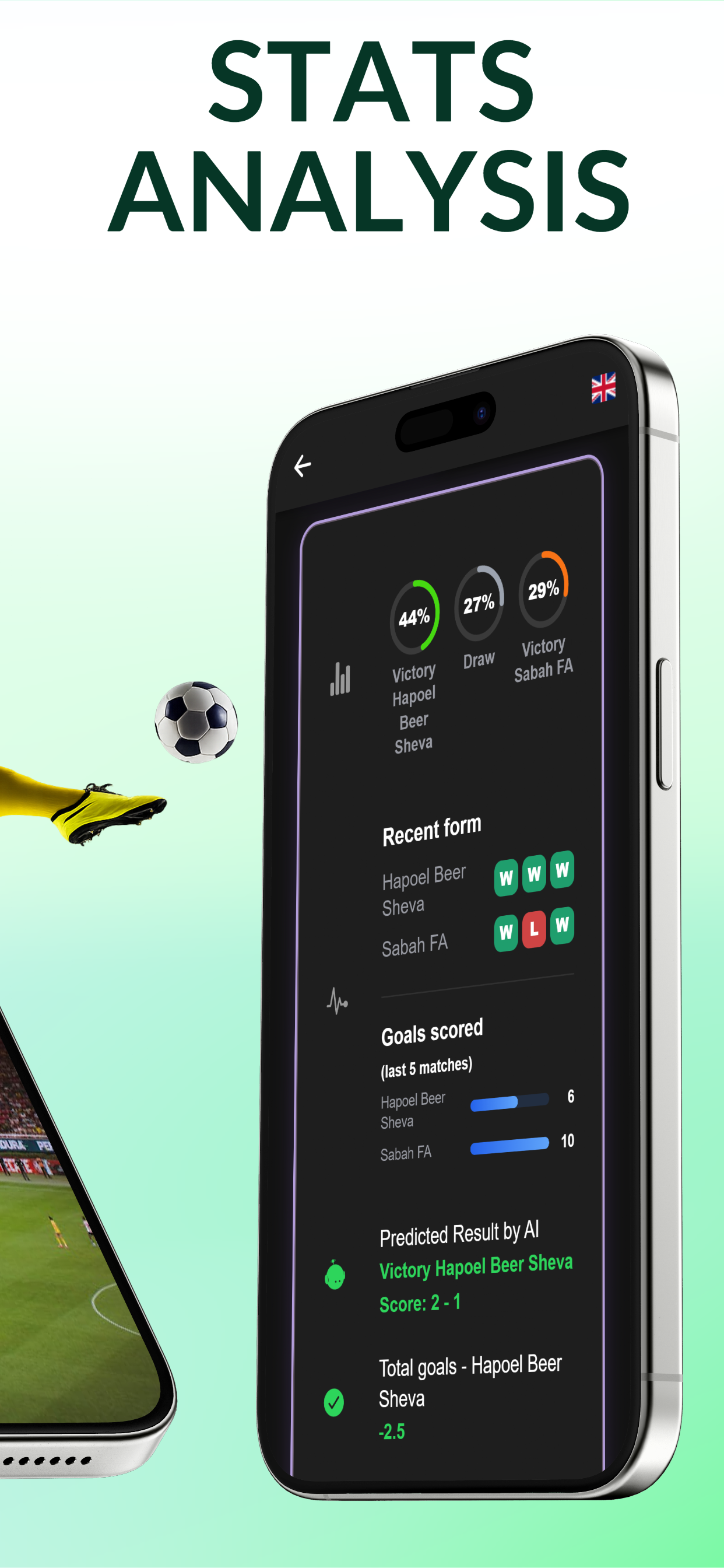 GoalVision AI Soccer Predictor screenshot 2