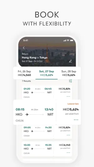 Cathay Pacific screenshot 5