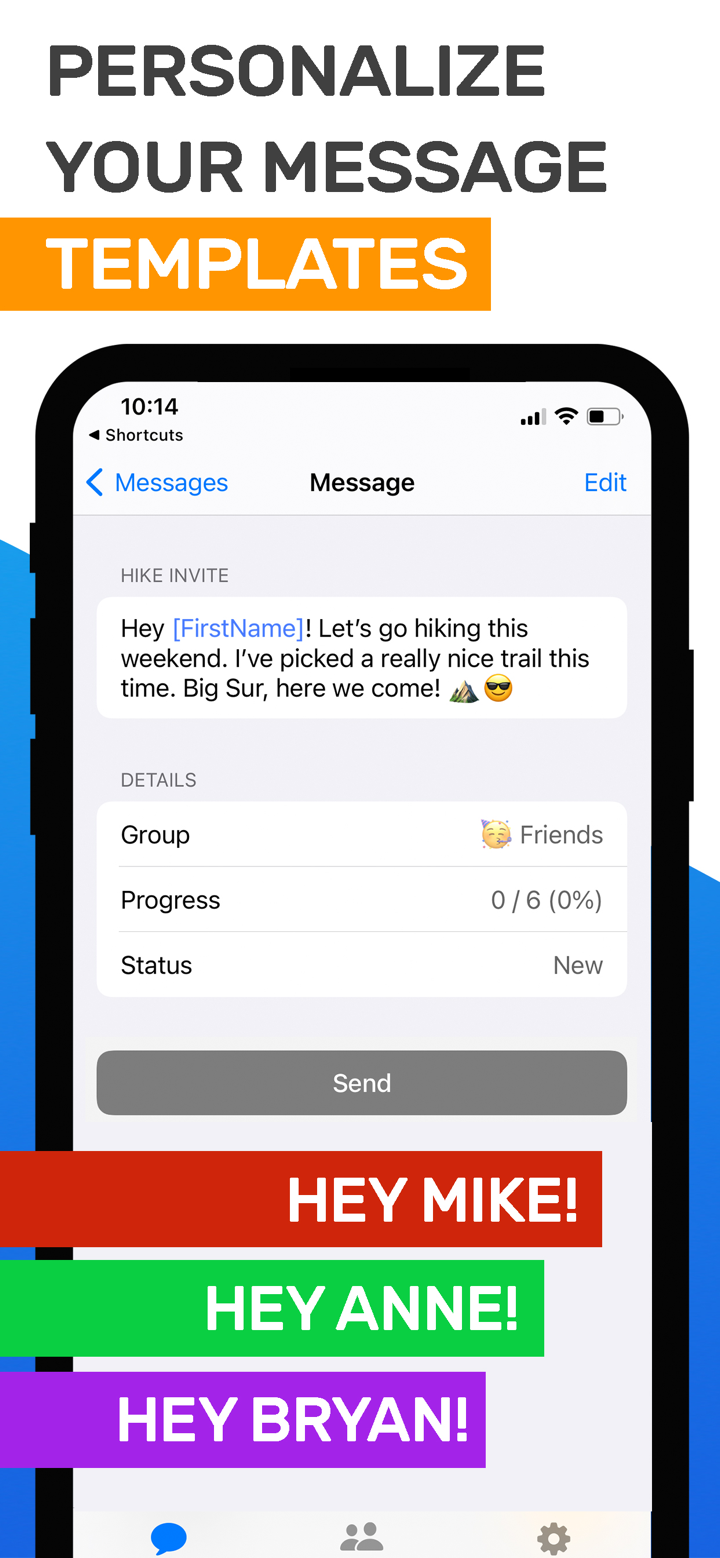 SendHype - Group text screenshot 2