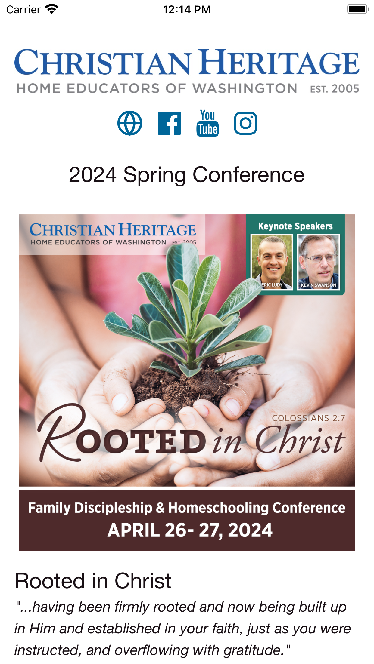 Christian Heritage Conference