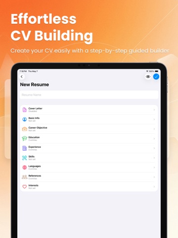Resume Manager : CV Maker