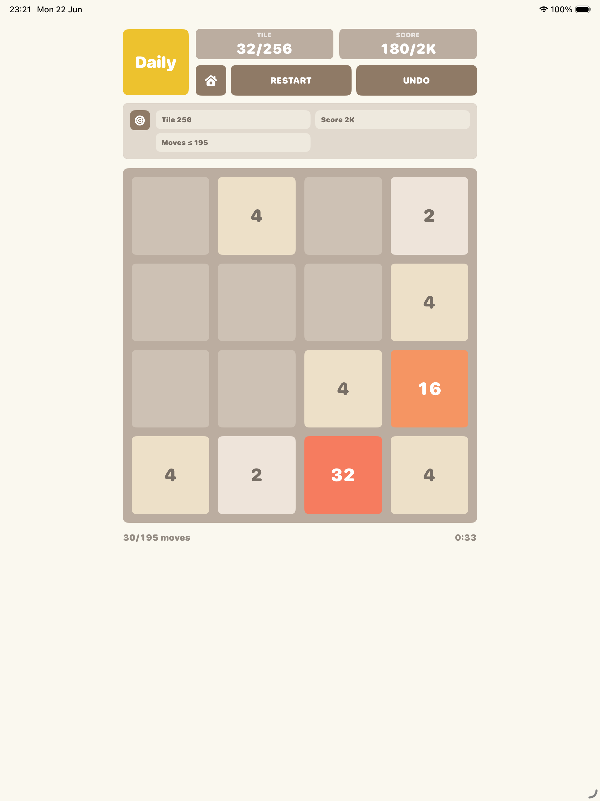Mini Moves: 2048 screenshot 9