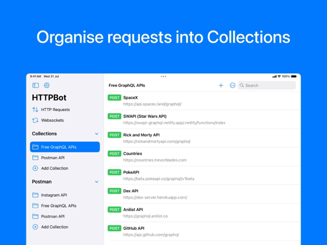‎HTTPBot: API & HTTP Client Screenshot