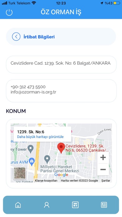 Öz Orman-İş Dijital Kimlik Screenshot
