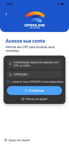 Screenshot 2 of OpenLine Cliente App