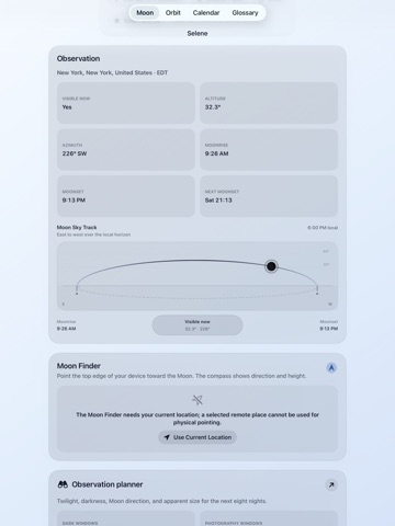 Selene Moon Calendar ipad screenshot 4