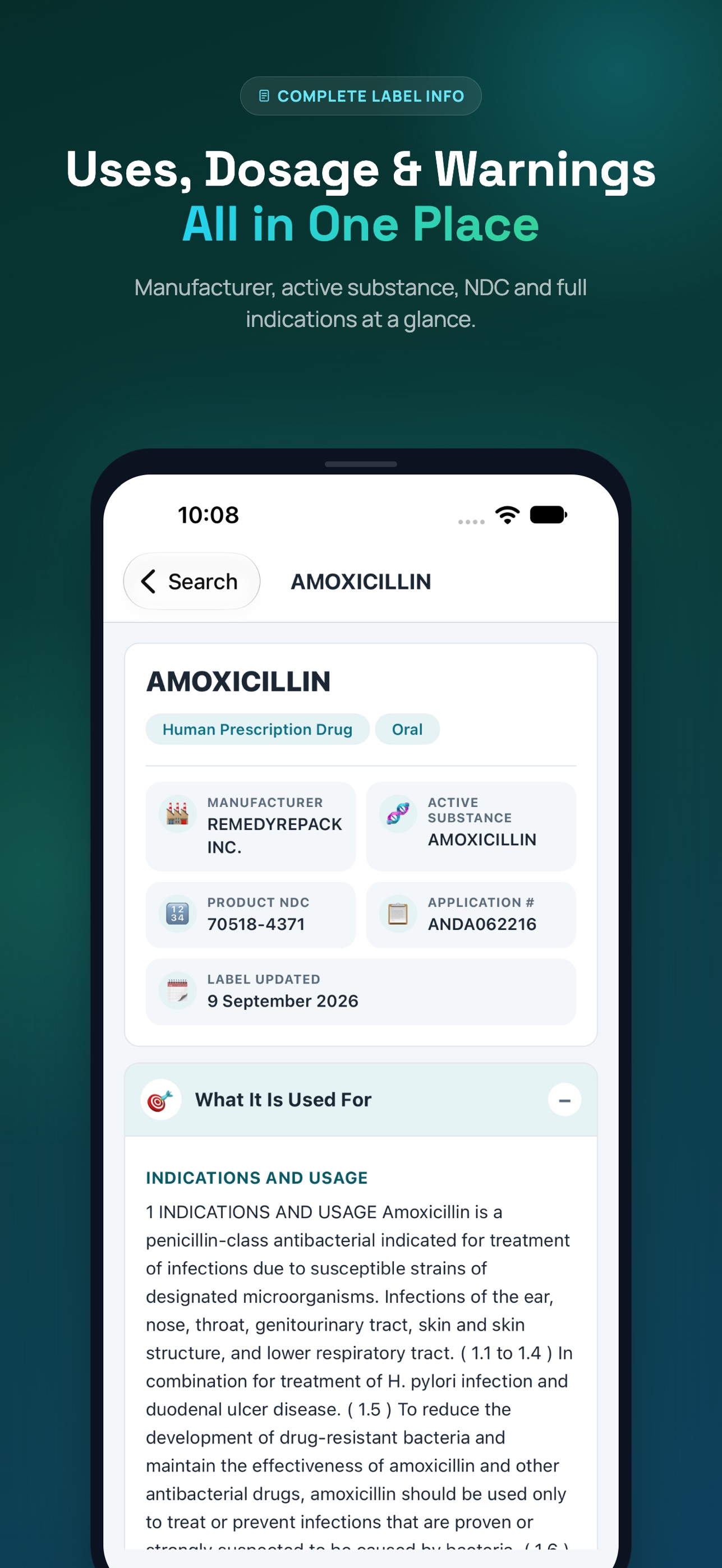Screenshot 3 of Medi Guide - Medicine Info