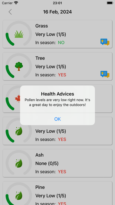 Air Quality & Pollen Trackerのおすすめ画像6