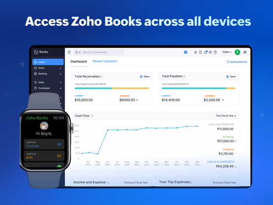 Zoho Books - クラウド型会計アプリのおすすめ画像6