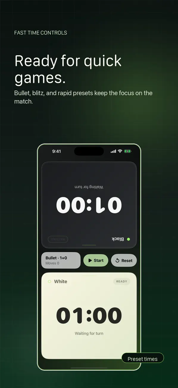 Screenshot #3 pour Dead Simple Chess Clock