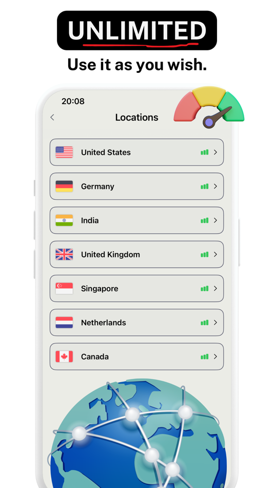#3. VPN - Best & Fast & Unlimited (iOS) بواسطة: APPZONE YAZILIM