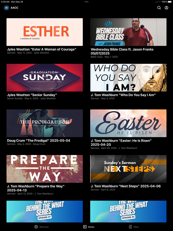 Austin Ave Church iPad screenshot 2 - Education app