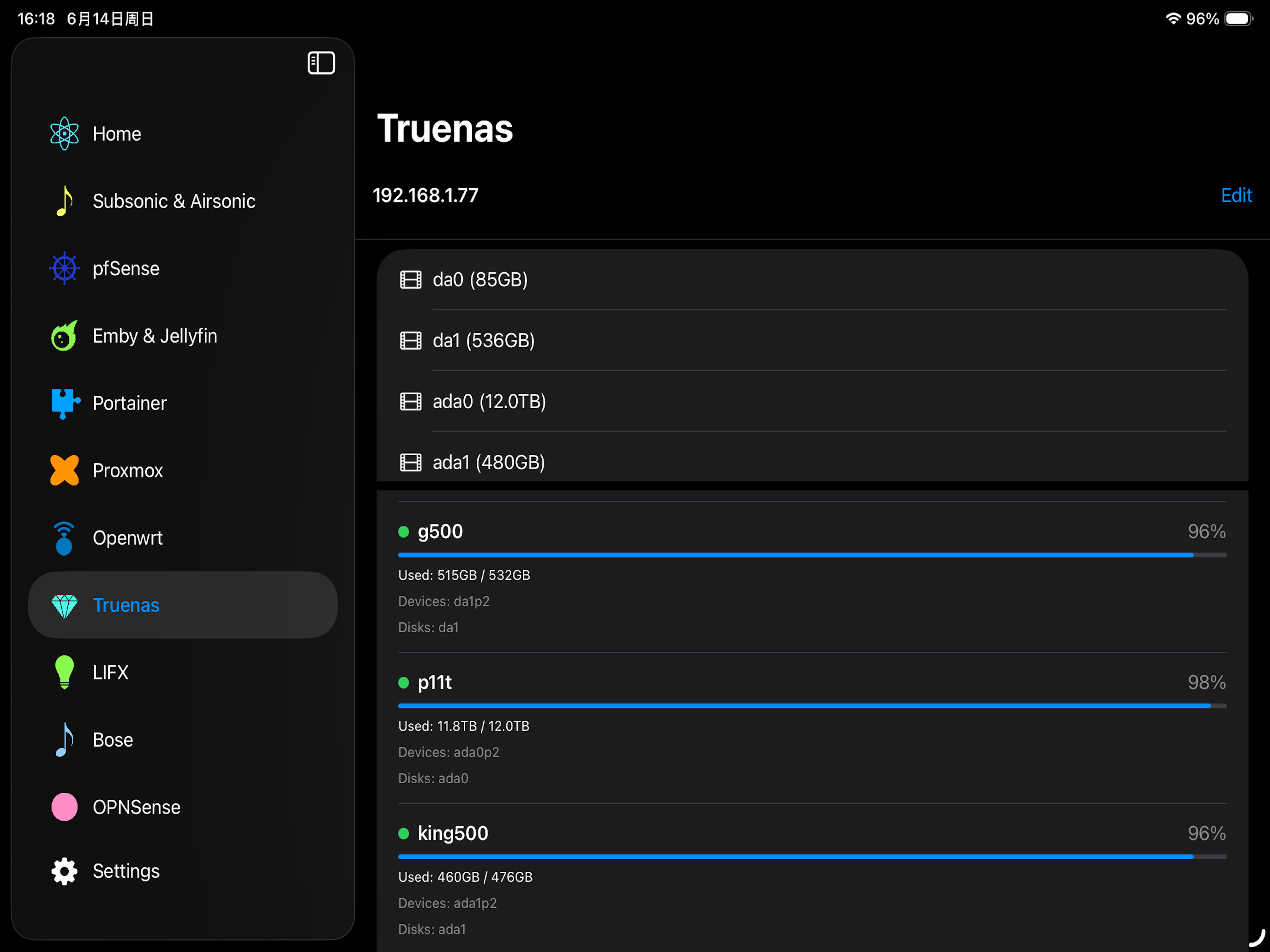 Home Server Control Center